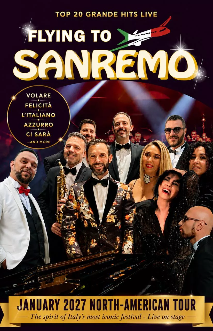 FLYING TO SANREMO. New York