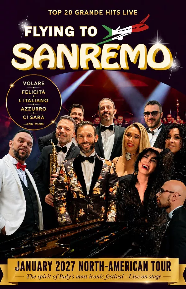 FLYING TO SANREMO. Los Angeles
